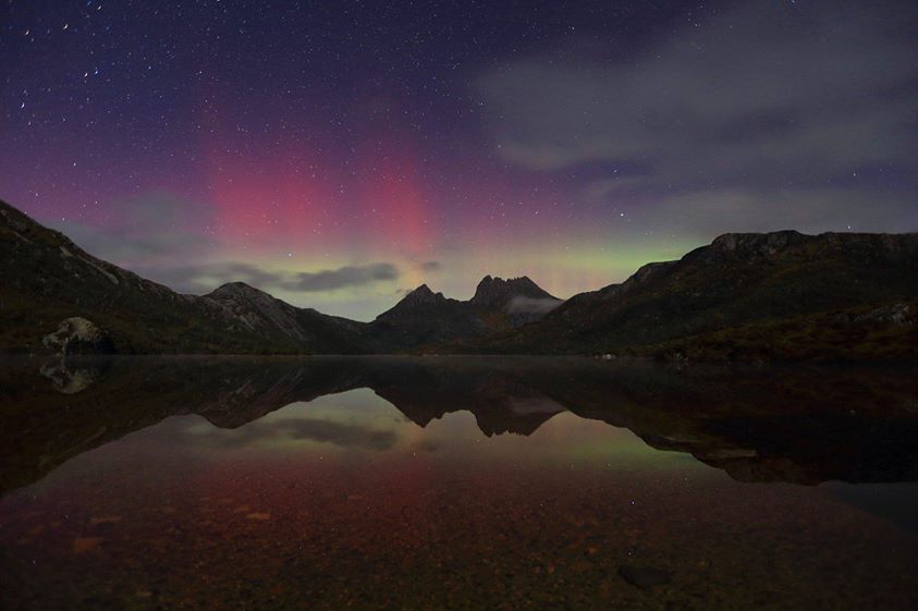 Incredible Image Captured Of The Aurora Australis, The Full Moon