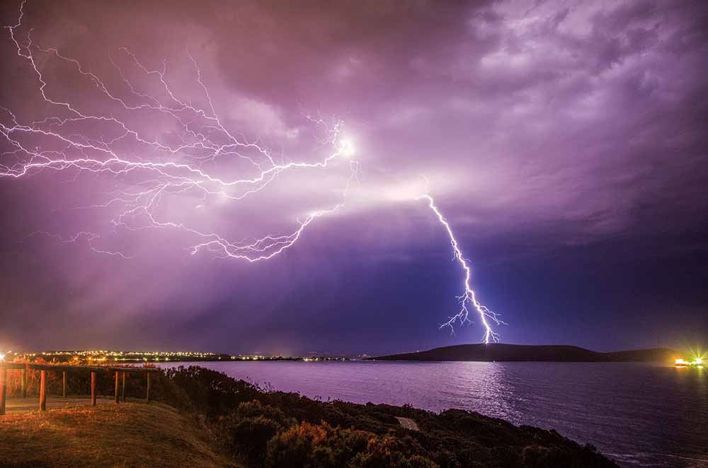 Lightning over Middleton Beach, Albany, Western Australia, 14 November 2015—Jenny Feast Photography