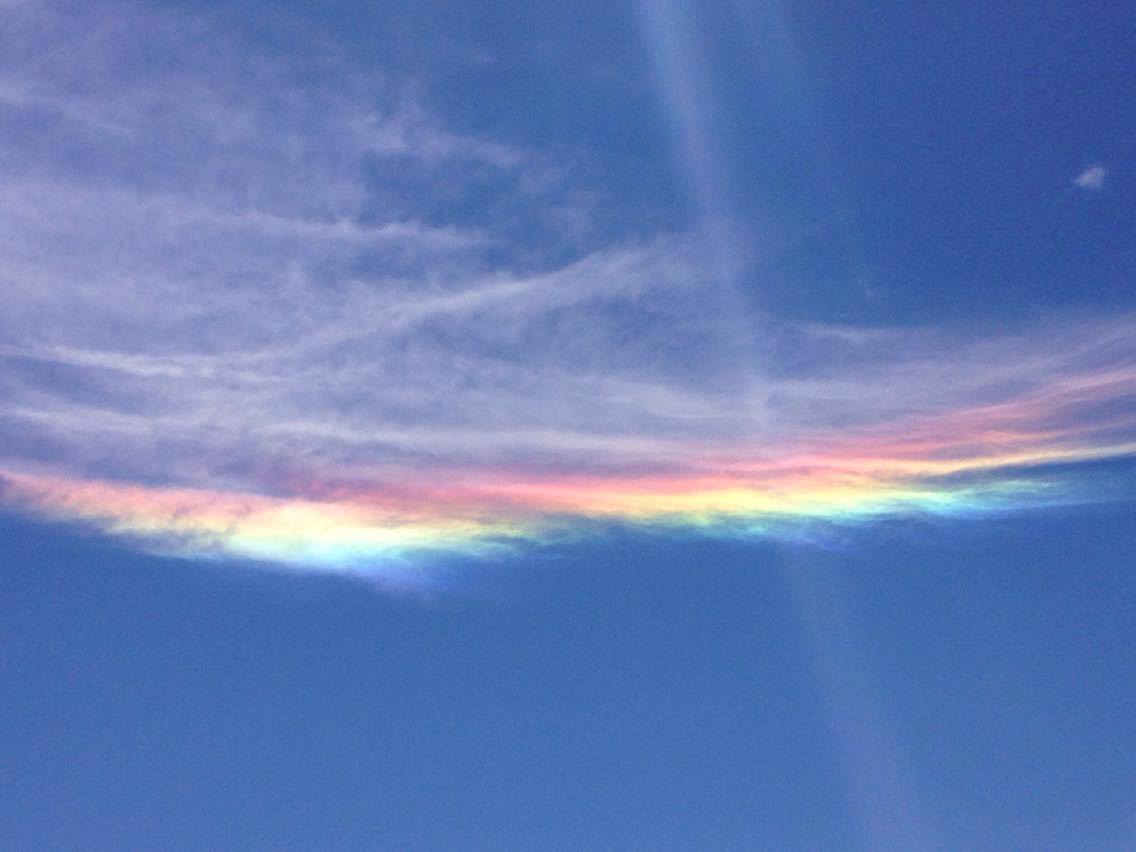 Image: Circumhorizon arc over Rokewood, Victoria. Credit: Teisha Sloane-Lay