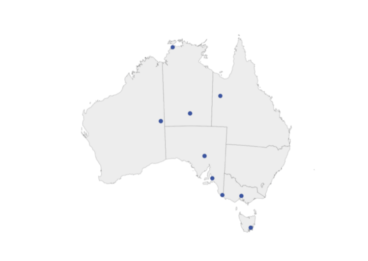 Map of locations of highest December precipitable water 25–29 December 2016