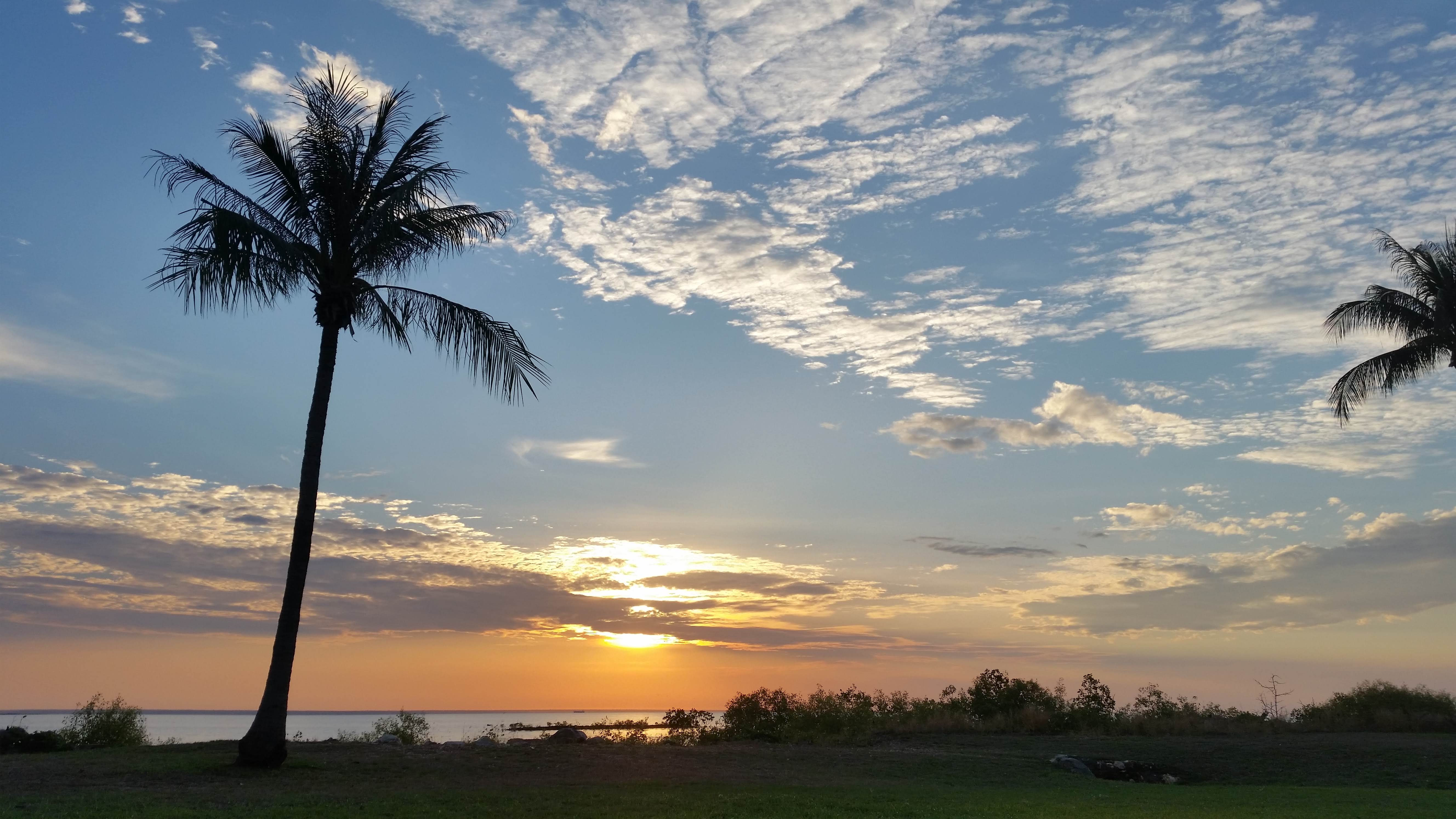 Sunset at the beach in Darwin. Credit: Nicholas Loveday