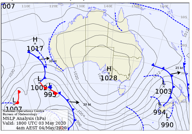 Weather Map In Motion The Art Of The Chart: How To Read A Weather Map - Social Media Blog -  Bureau Of Meteorology